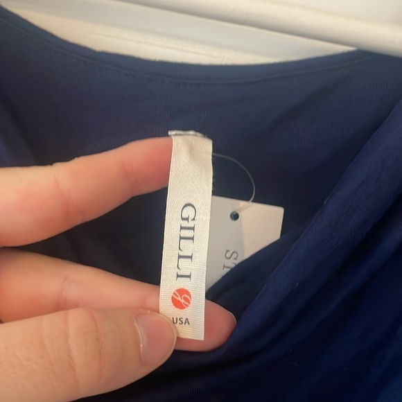 ModCloth Gilli Sailor's Dream Size Large Navy Blue Dress New With Tags - Picture 4 of 6